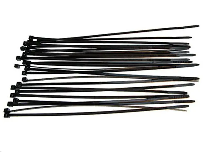 Racers Edge - 7 1/2" Black Tie Wraps (25) 1