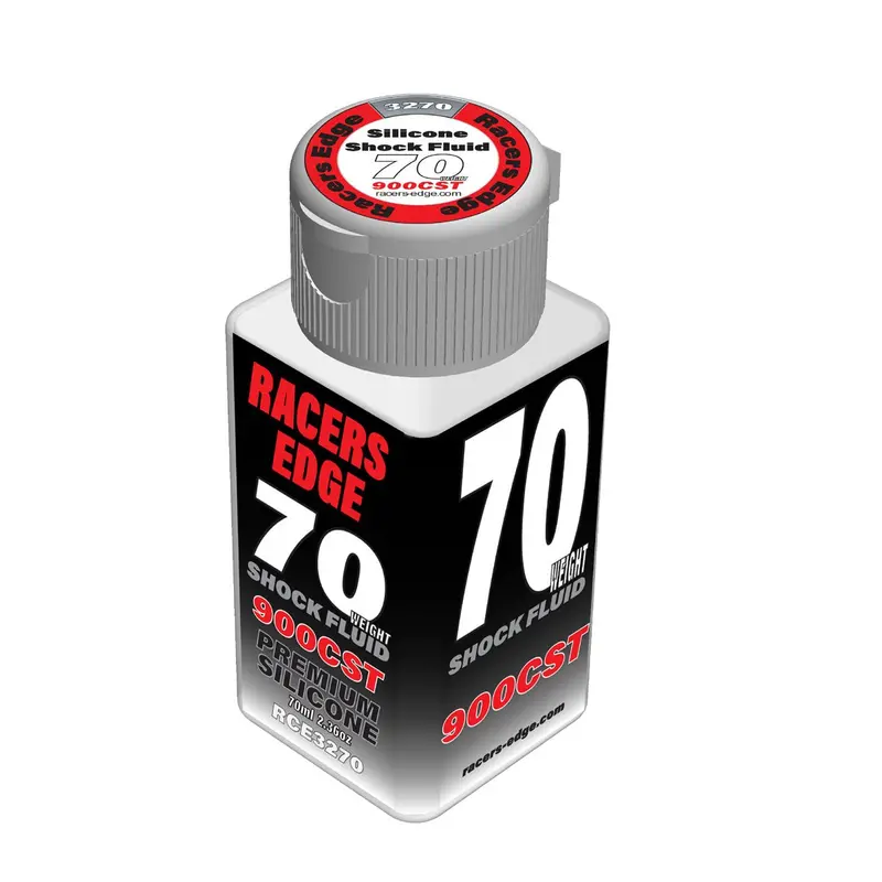 Racers Edge - 70 Weight 900Cst 70Ml 2.36Oz Pure Silicone Shock Oil 1