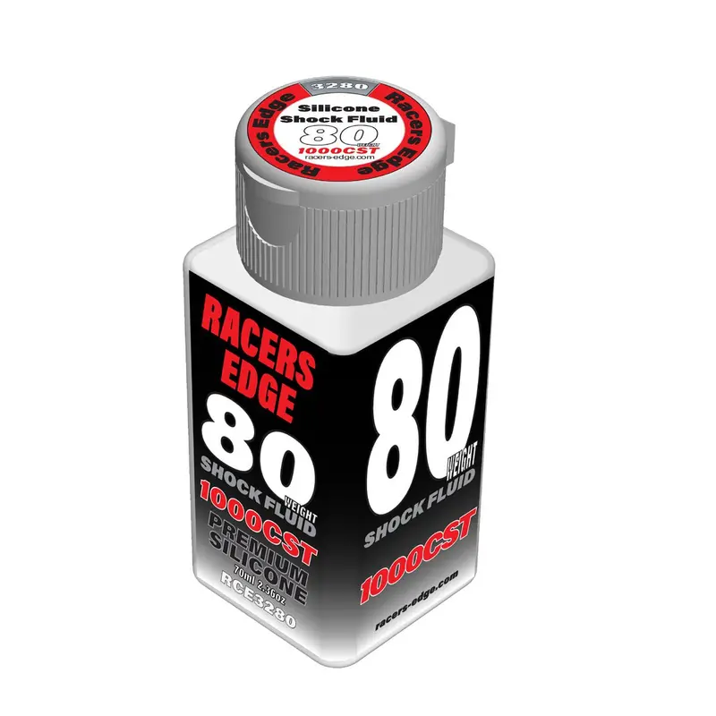 Racers Edge - 80 Weight 1000Cst 70Ml 2.36Oz Pure Silicone Shock Oil 1