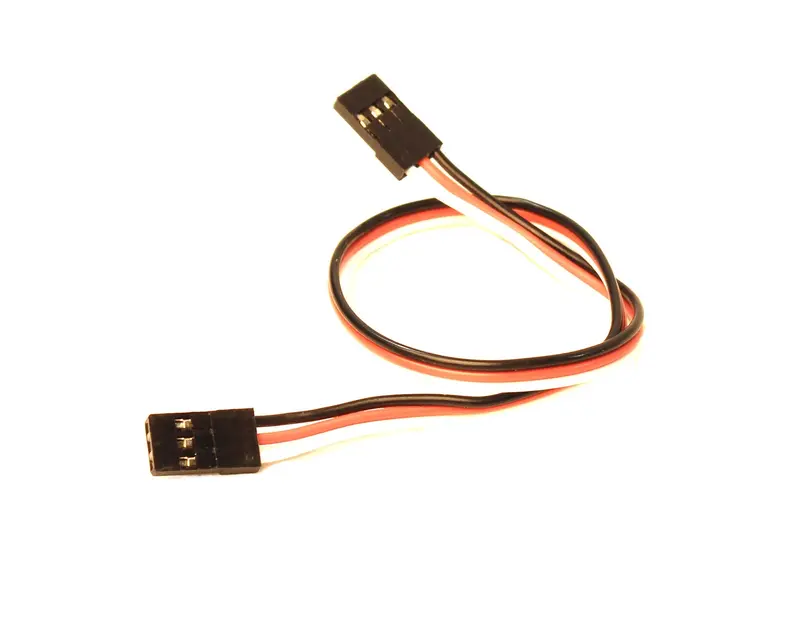 Racers Edge - 9" (229Mm) Universal Extension Lead W/ Male To Male Plug, 22Awg 1