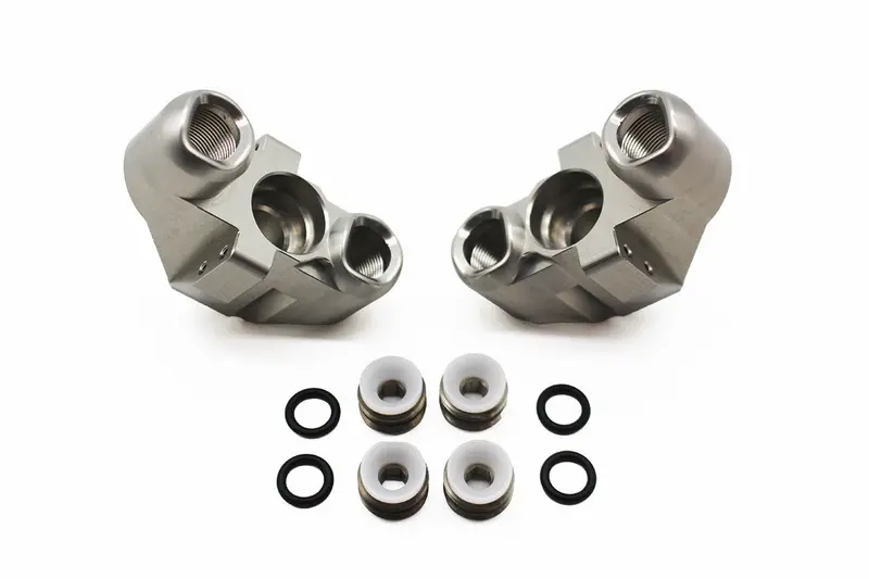 Racers Edge - Aluminum Front Steering Blocks, Steering Knuckles, For Team Corally Kagama Xp, Kagama 4 Xl, Kronos 1