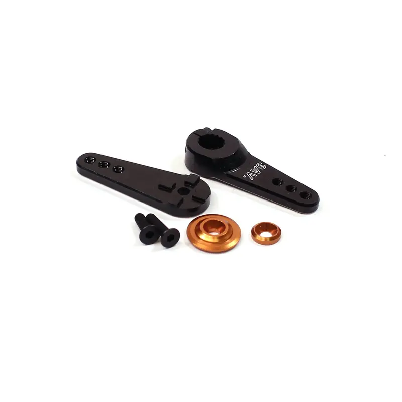 Racers Edge - Aluminum Large 4-In-1 Clamping Servo Arm, 15 Tooth, For Savox Large Scale Only 1
