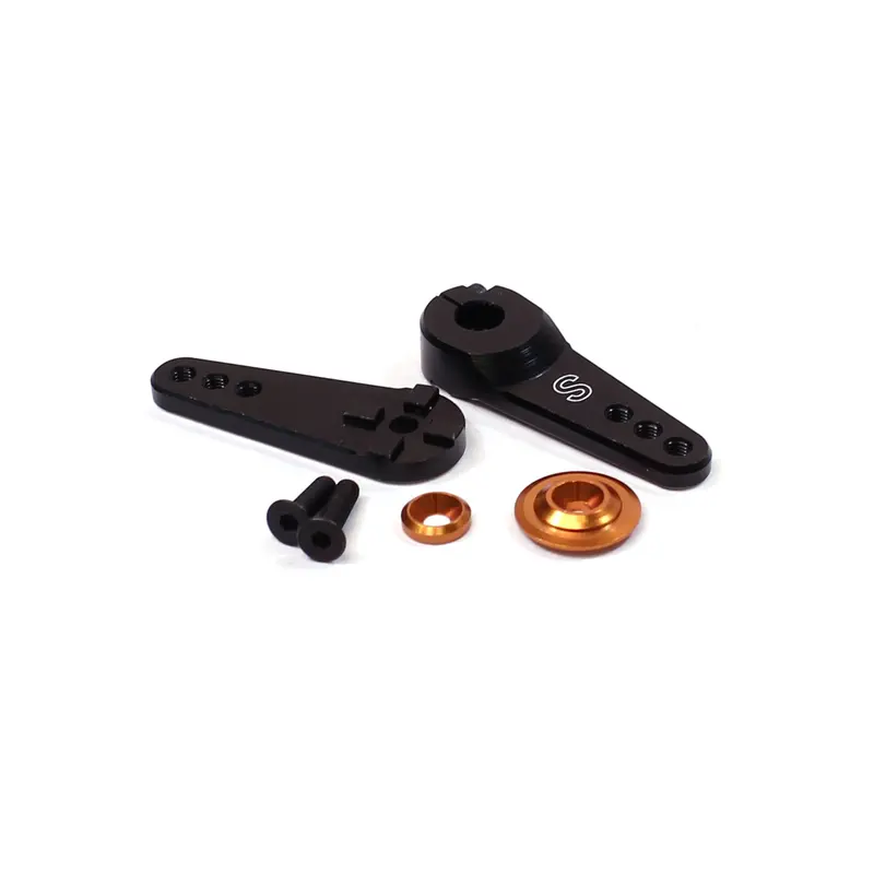 Racers Edge - Aluminum Large 4-In-1 Clamping Servo Arm, 23 Tooth, For Sanwa 1