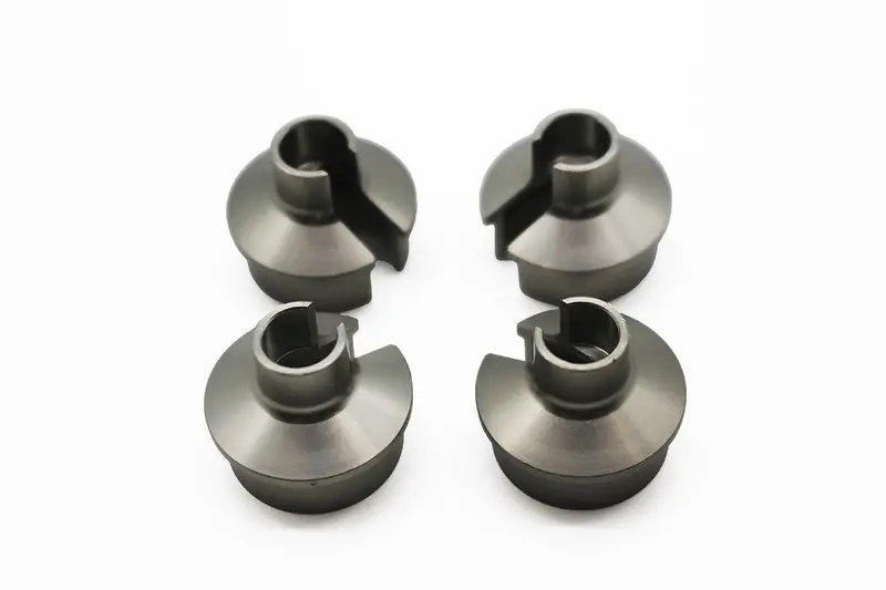 Racers Edge - Aluminum Shock Springs Cup, For Team Corally Kagama, Spark, Syncro, Asuga, Sketer, Muraco, Kronos 1