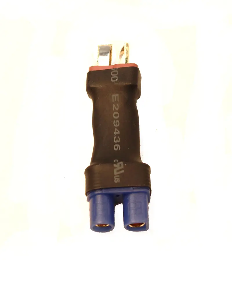 Racers Edge - Battery/Esc Adapter: Ec3 Battery To Male Deans (T-Plug) 1