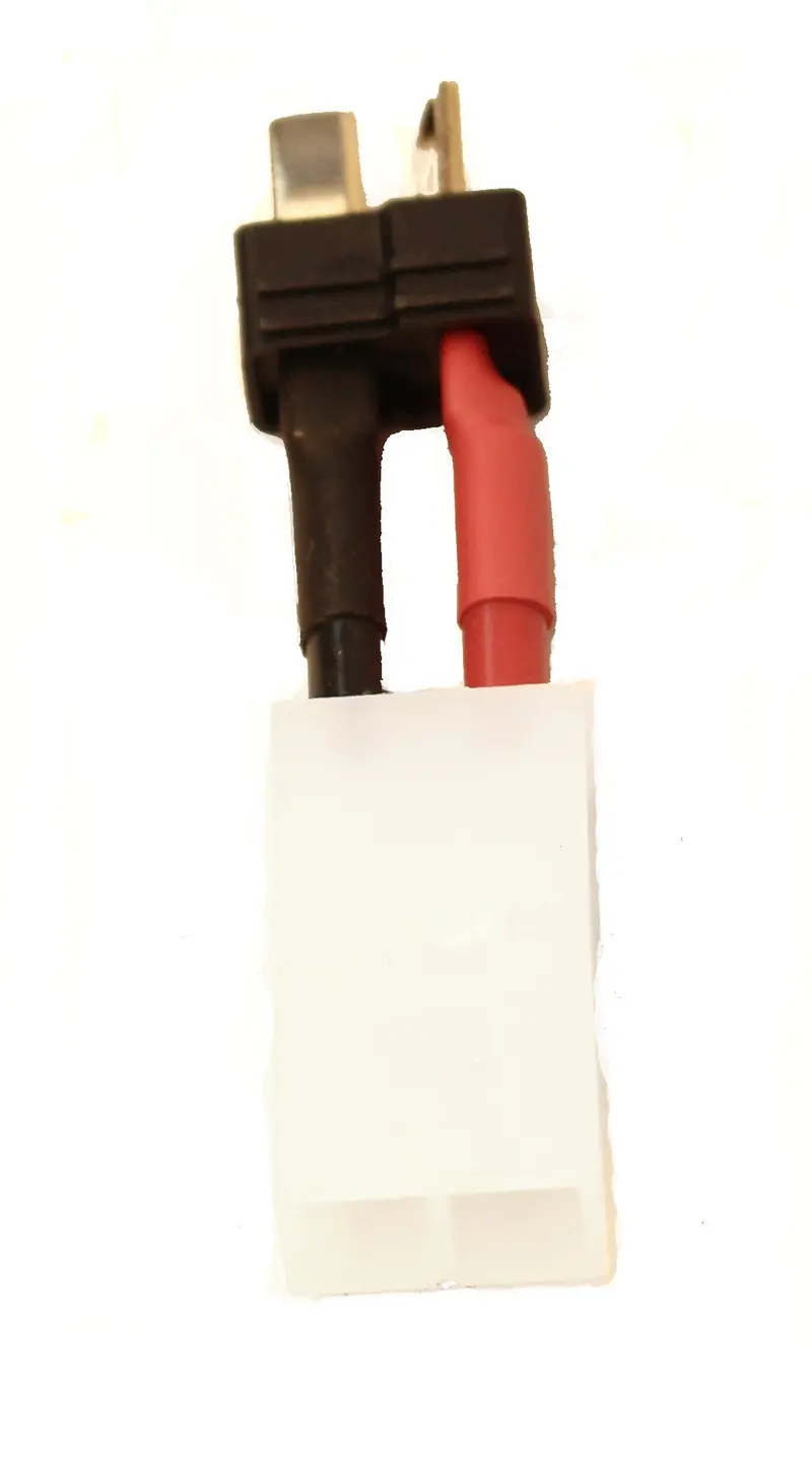 Racers Edge - Battery/Esc Adapter: Female Tamiya To Male Deans (T-Plug) 1