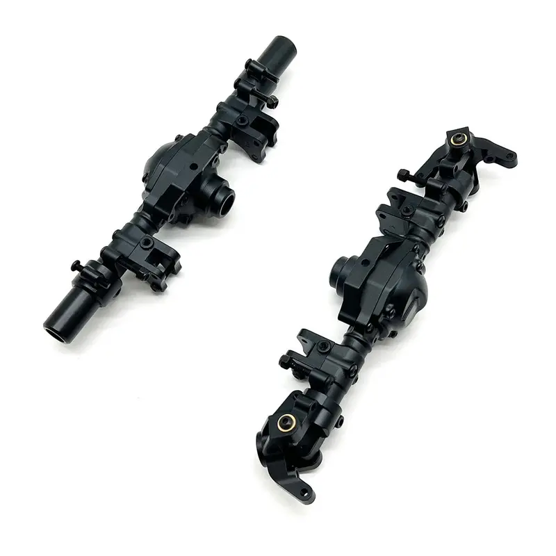 Racers Edge - Black Aluminum Axle Housing Set, Front & Rear, For Cen Ford F-250 Trucks 1
