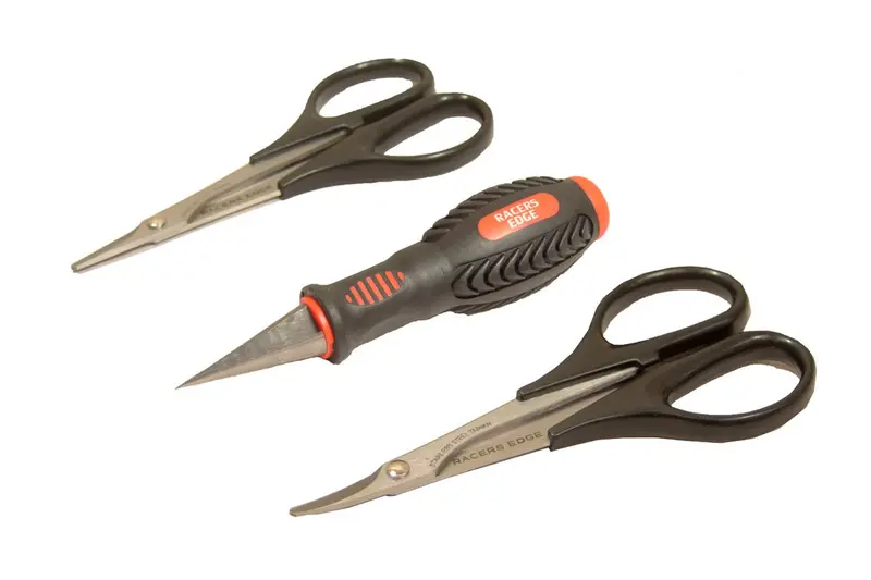 Racers Edge - Body Scissors (Curved & Straight) And Body Reamer 1
