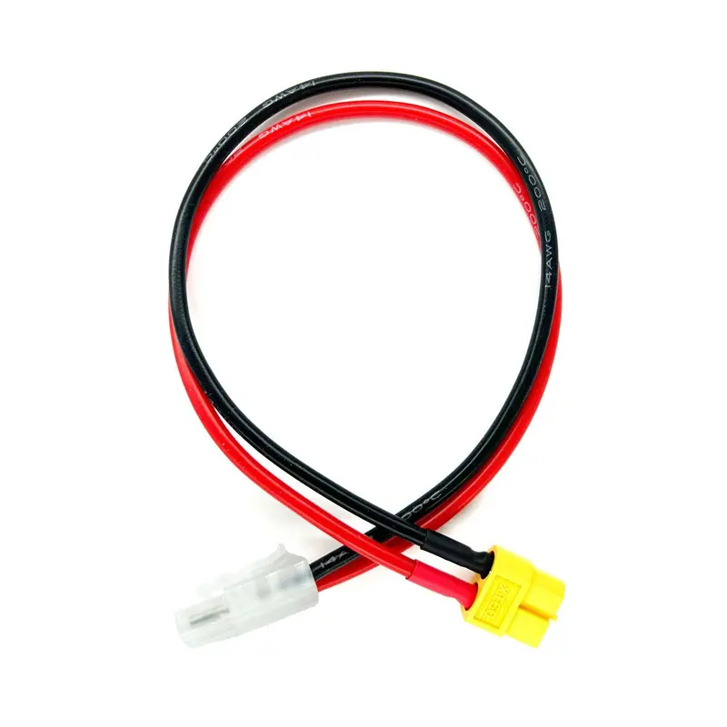 Racers Edge - Charge Adapter: Male Tamiya To Female Xt60, 300Mm Wire 1