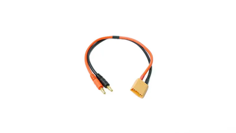 Racers Edge - Charge Adapter: Male Xt90 To Male 4Mm Bullets, 300Mm Wire 1