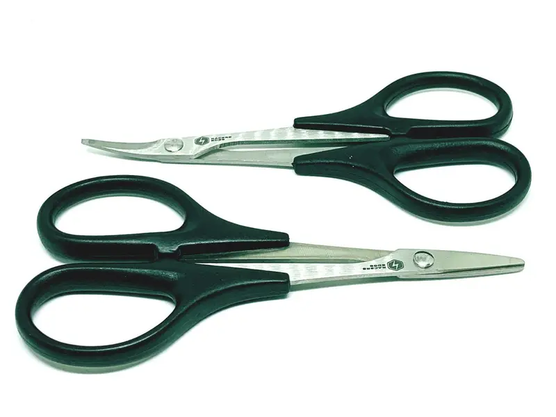 Racers Edge - High Speed Steel Curved Scissor & Straight Scissor Set (2Pcs) 1