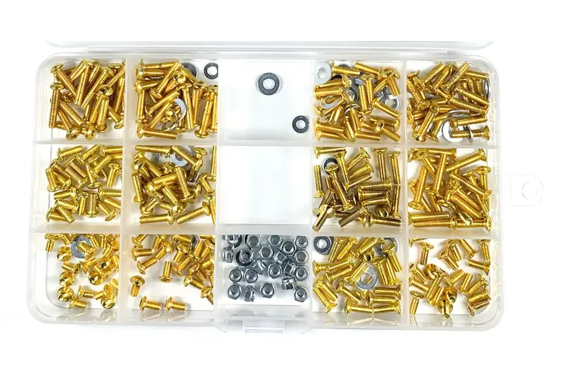Racers Edge - High Stainless Steel Screw Assortment Box For 1/10 Rc Car (330 Pcs) 1
