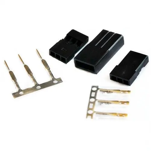 Racers Edge - Jr Servo Plug, Male And Female, 5 Pairs 1