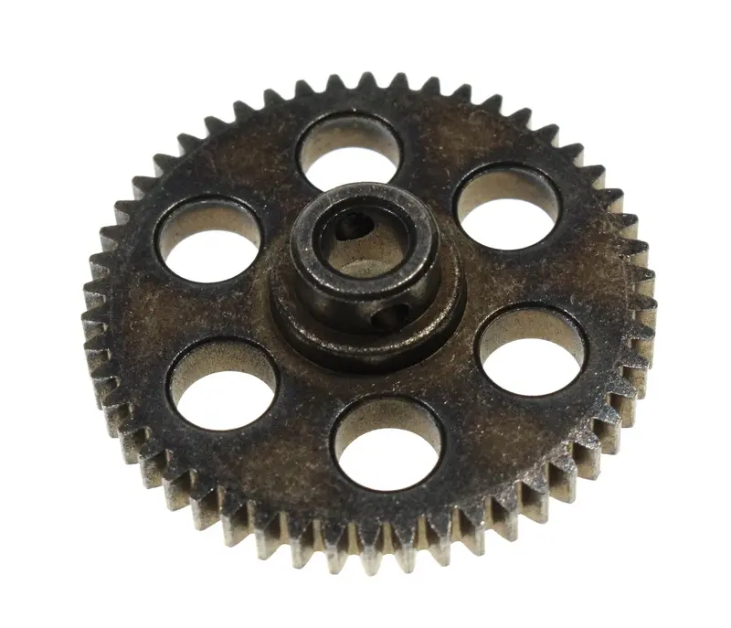Racers Edge - Machined Metal Spur Gear, Fits 1/16 Vehicles From Blackzon (Slyder St/Mt), Haiboxing (16890/16889), Redcat (Volcano16), Racent (Tornado/Crossy), Bezgar (Hm165/Hm162/Hm161), And More 1
