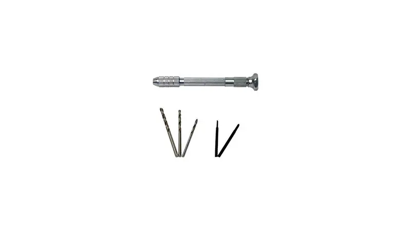Racers Edge - Pin Vise Miniature Drill Set With 5 Bits 1