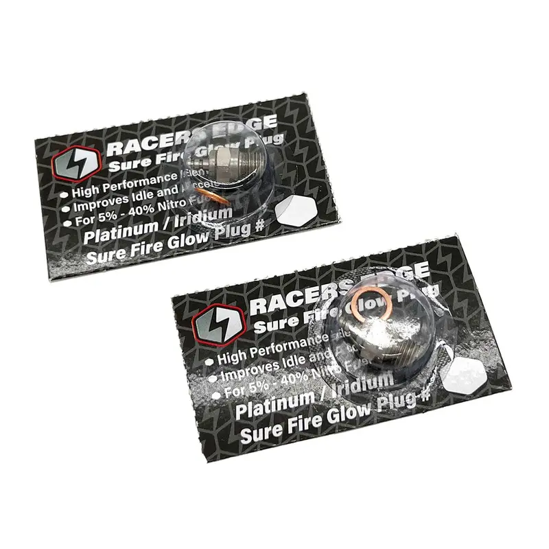 Racers Edge - Platinum / Iridum Sure Fire #5 Cold Glow Plugs (2-Pack) 1