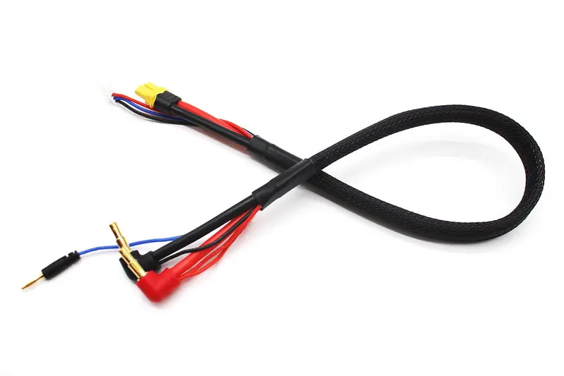 Racers Edge - Pro Charge Lead Set 4Mm / 5Mm Bullet, Female Xt60, 18" Long 1