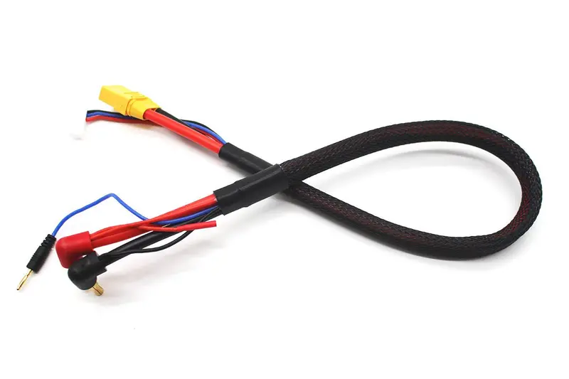 Racers Edge - Pro Charge Lead Set 4Mm / 5Mm Bullet, Female Xt90, 18" Long 1