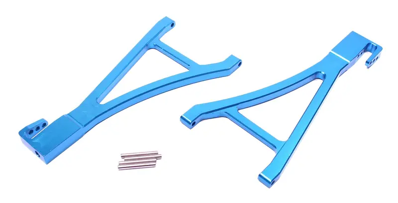 Racers Edge - Revo Aluminum Front Lower Suspension Arm Set - Blue 1