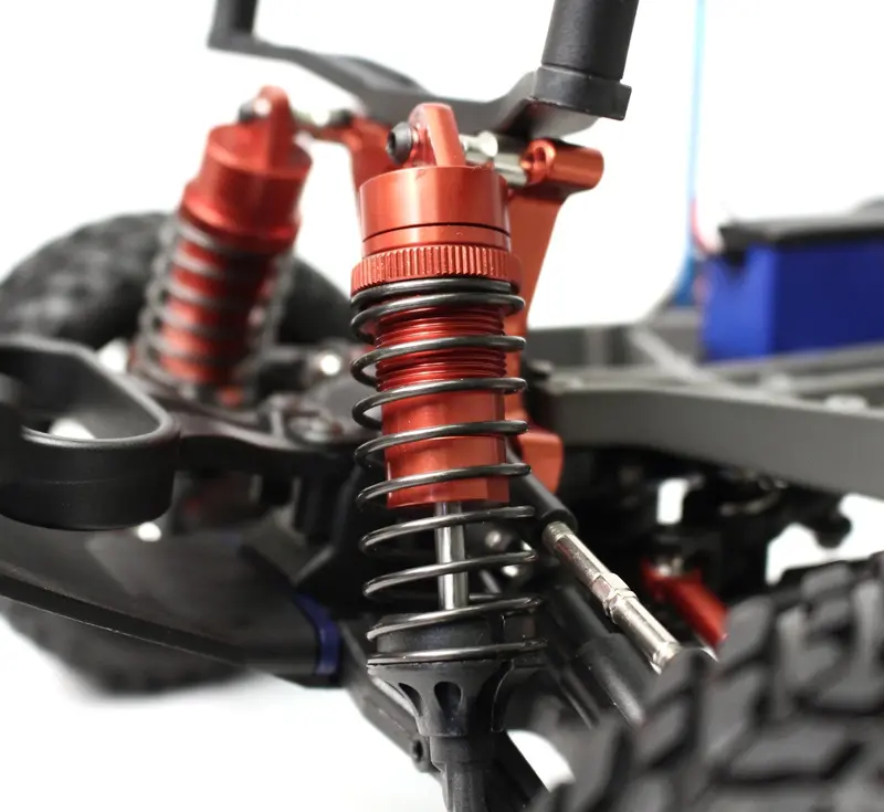 Racers Edge - Slash 2/4Wd Aluminum Front Shock (Pr) - Red 1