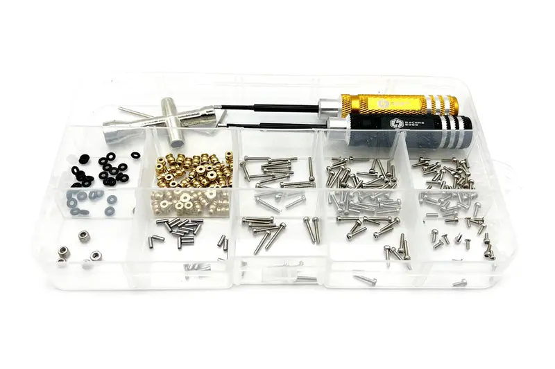 Racers Edge - Tool Box Set For Axial Scx24 (Includes Machined Tools) 1