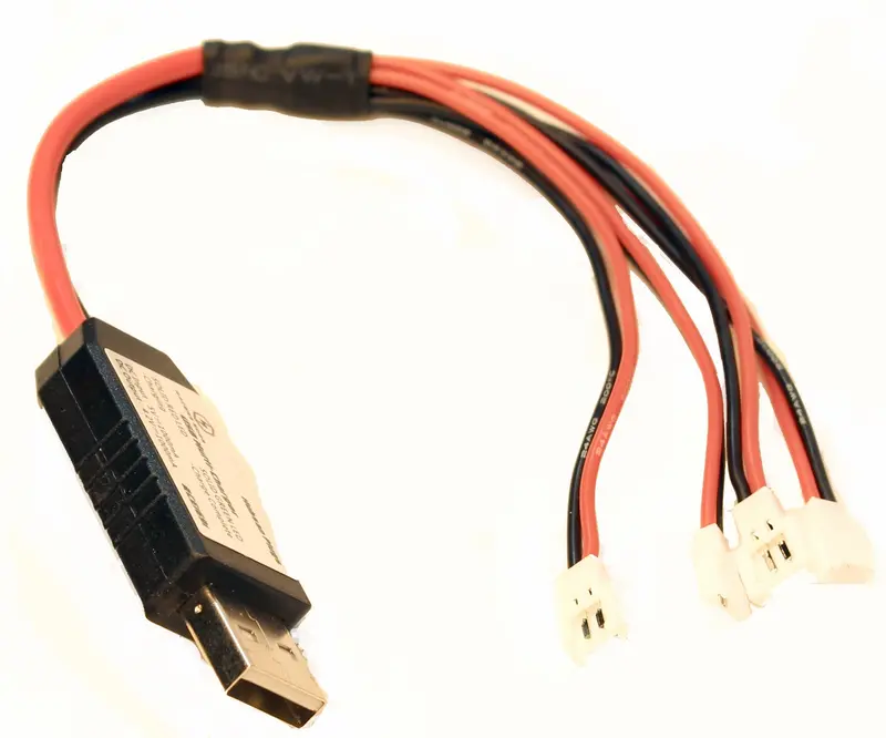 Racers Edge - Usb Multi-Charger For Charging Up To 4 1S Lipo Batteries At Once, Hubsan Connector 1