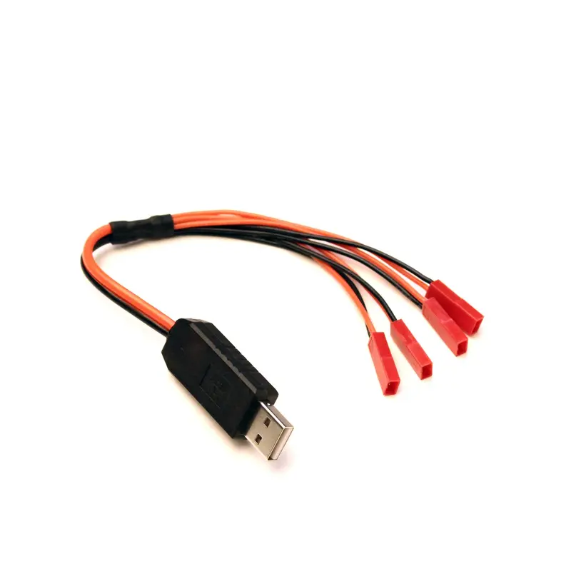 Racers Edge - Usb Multi-Charger For Charging Up To 4 1S Lipo Batteries At Once, Jst Connector 1