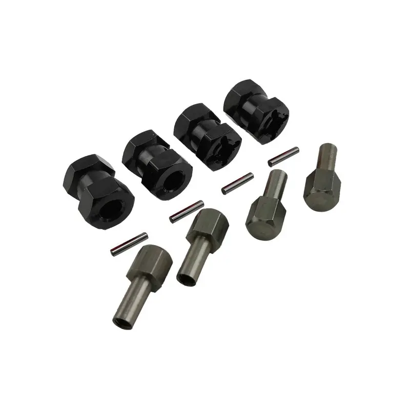 Racers Edge - Wheel Hex Extension Adaptors, 15Mm, Black 1