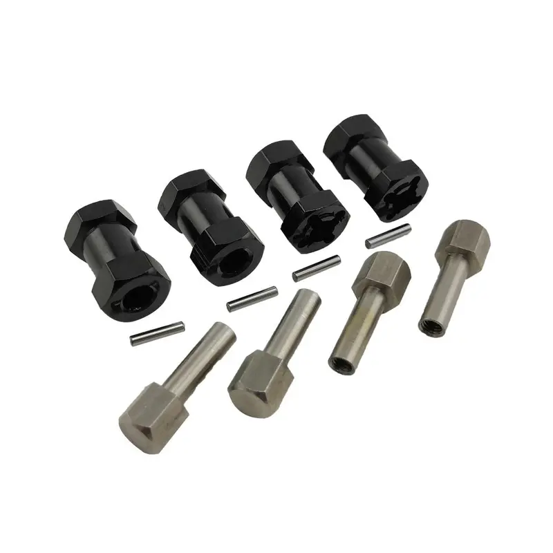 Racers Edge - Wheel Hex Extension Adaptors, 20Mm, Black 1
