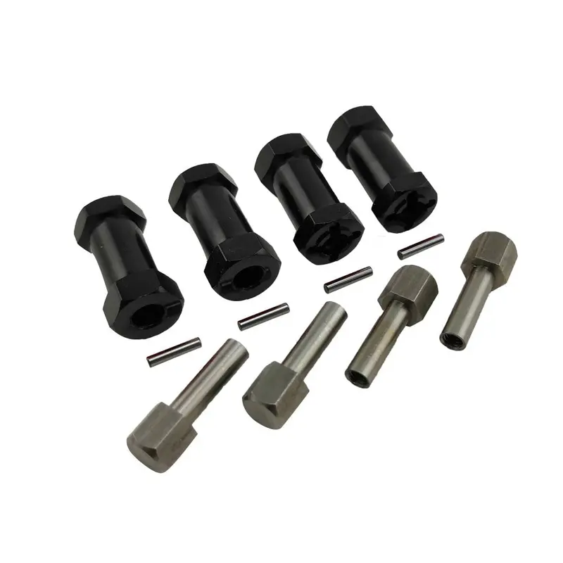 Racers Edge - Wheel Hex Extension Adaptors, 25Mm, Black 1