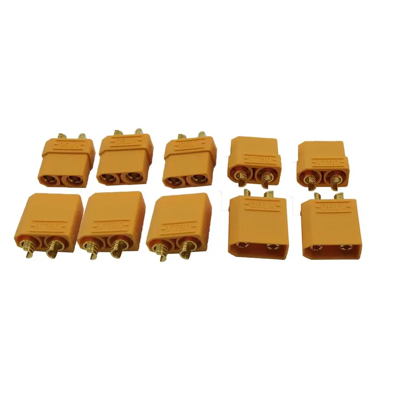 Racers Edge - Xt90 Male & Female Plugs (5 Pair) 1