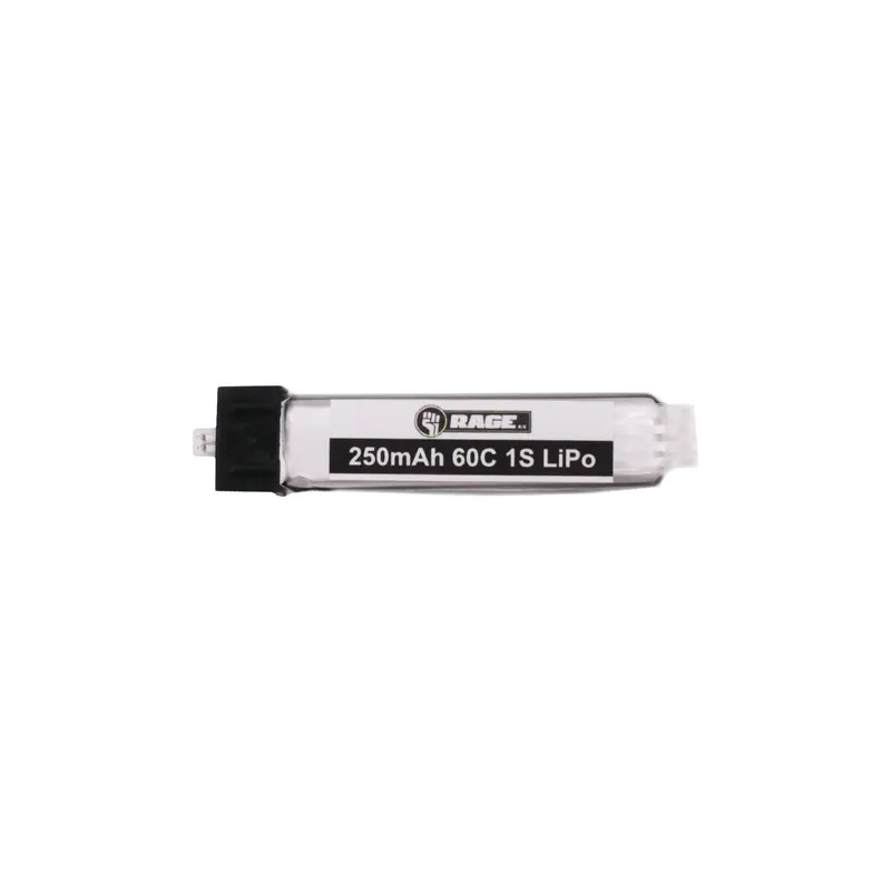 Rage R/C - 1S 3.7V 250Mah 60C Lipo Battery With Ultra-Micro Connector; Taylorcraft 1
