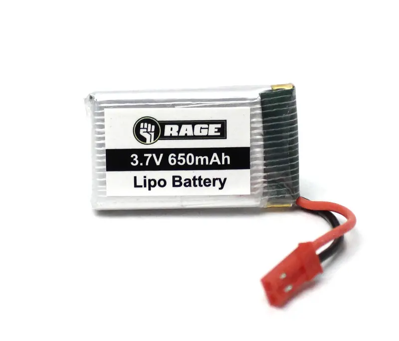 Rage R/C - 1S 3.7V 650Mah Lipo Battery; Stinger 240 1