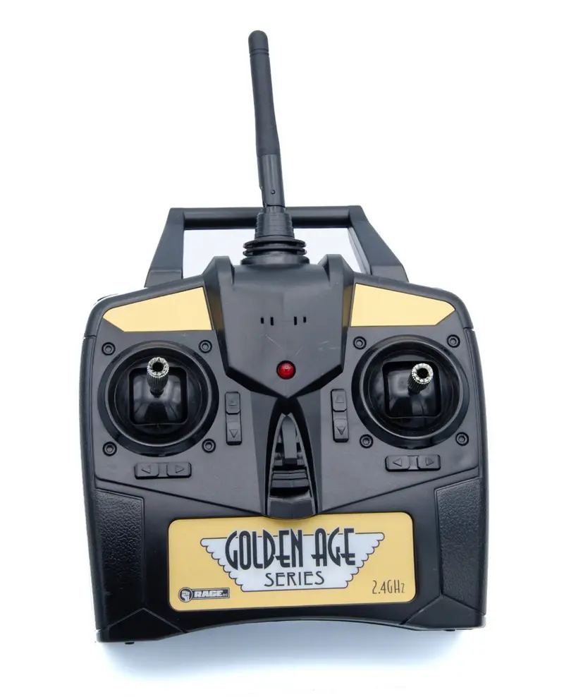 Rage R/C - 2.4Ghz 4-Channel Transmitter; Golden Age Series, Mode 2 (No Built-In Charger) 1