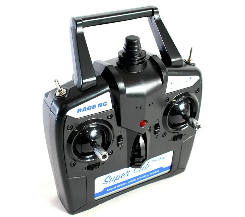 Rage R/C - 2.4Ghz 4-Channel Transmitter; Super Cub 750 Bl 1