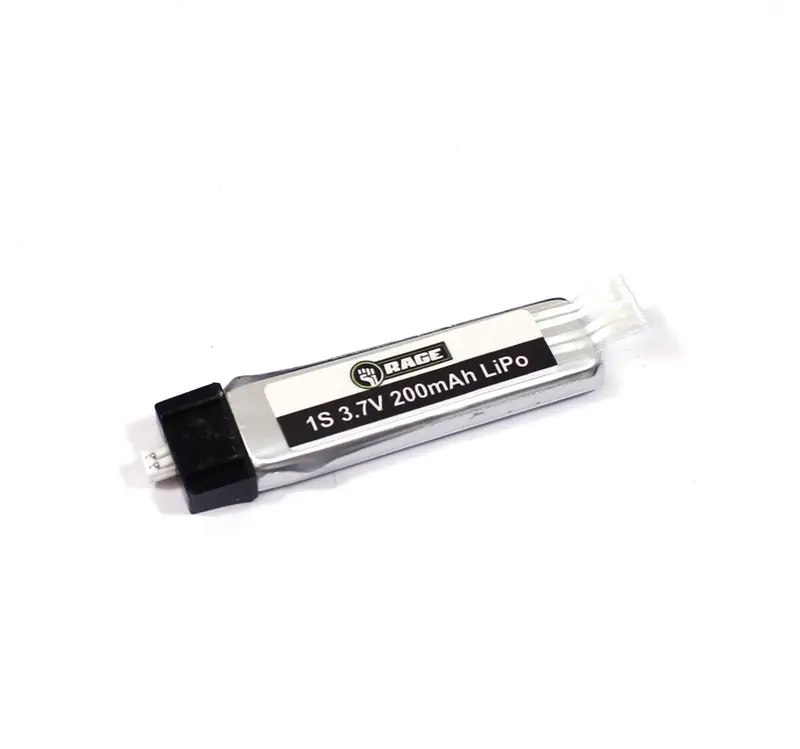 Rage R/C - 200Mah 1S 3.7V 25C Lipo Battery; Beechcraft 1