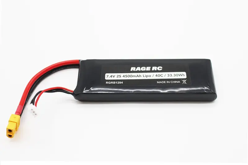 Rage R/C - 2S 7.4V 4500Mah 40C Battery Pack With Xt60 Connector; Velocity 900Bl 1
