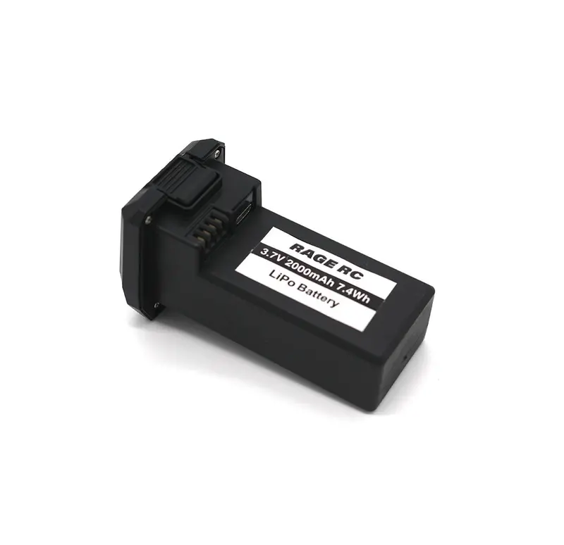 Rage R/C - 3.7V 1S 2000Mah Lipo Battery W/Case; Stinger 3.0 1