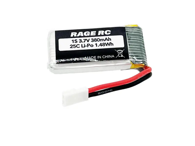 Rage R/C - 3.7V 380Mah 1S Lipo Battery; Jetpack Commander Xl 1