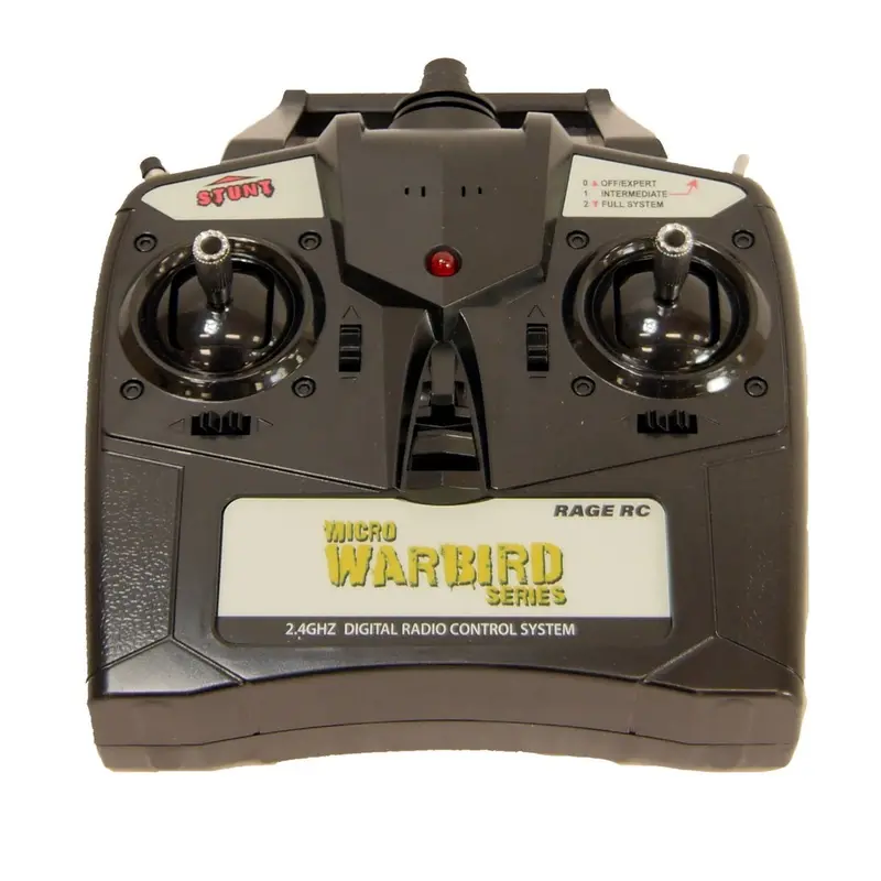 Rage R/C - 5-Channel 2.4 Transmitter; P-51D, F4u, T-28 Micro, Spitfire, Bf 109 1
