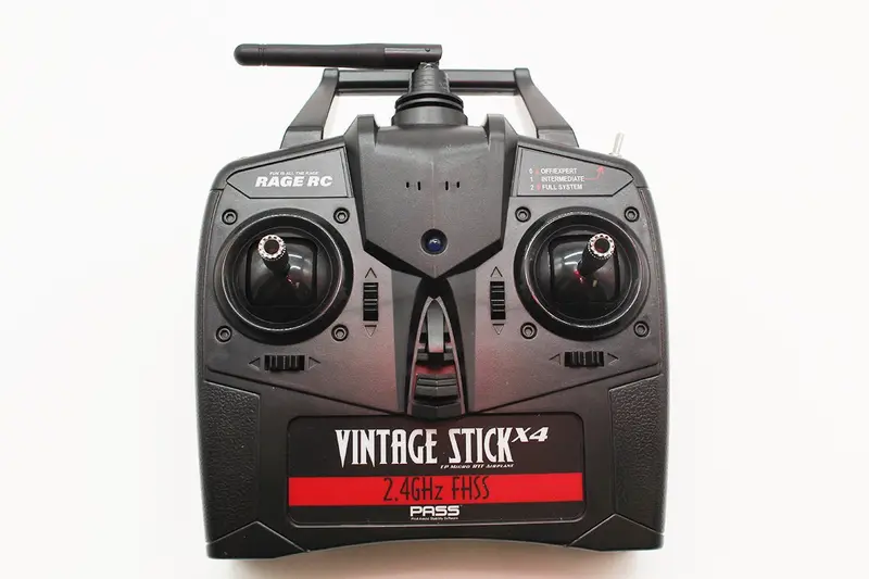 Rage R/C - 5-Channel 2.4Ghz Transmitter; Vintage Stick X4 1