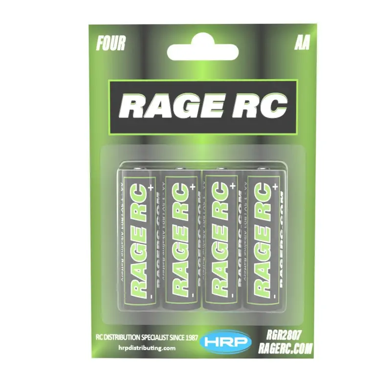 Rage R/C - Aa Alkaline Batteries (4 Pack) 1