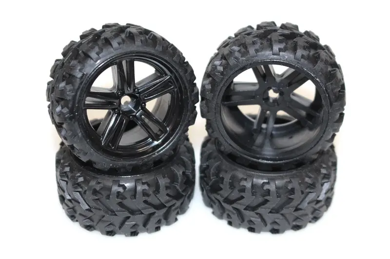 Rage R/C - Assembled Wheels & Tires (4); Mini Trek 1