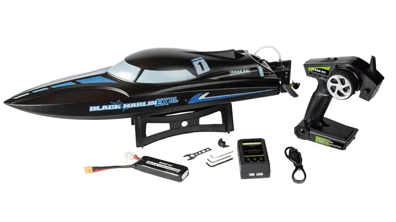 Rage R/C - Black Marlin Ex Brushless Rtr Boat 1
