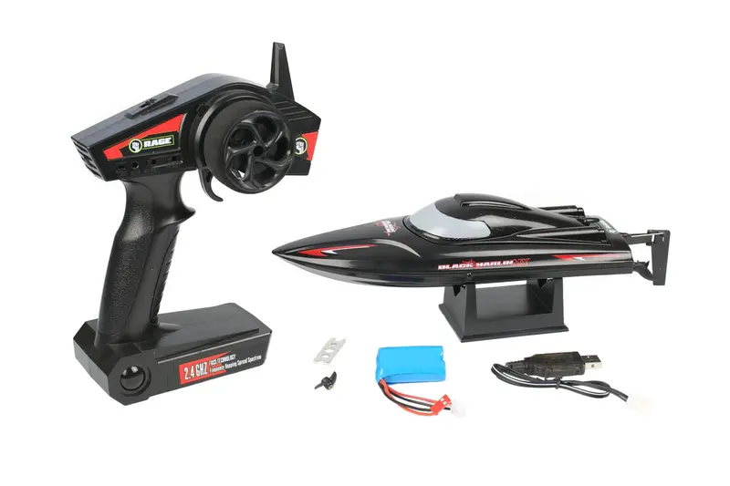 Rage R/C - Black Marlin Mx Rtr Boat 1