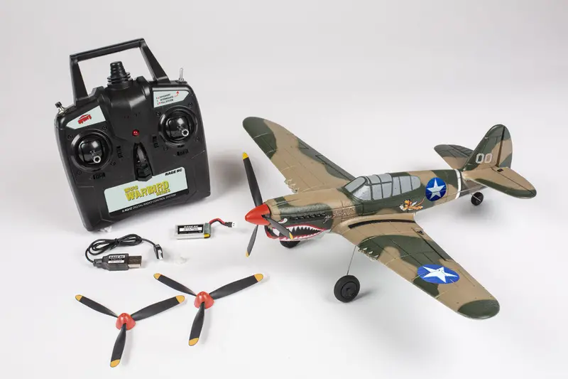 Rage R/C - Curtiss P-40 Warhawk Micro Rtf Airplane W/Pass 1
