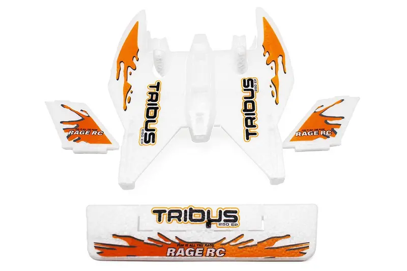 Rage R/C - Foam Parts Set With Orange Decals; Tribus 1