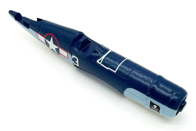 Rage R/C - Fuselage With Motor & Gearbox; F4u Jolly Rogers 1