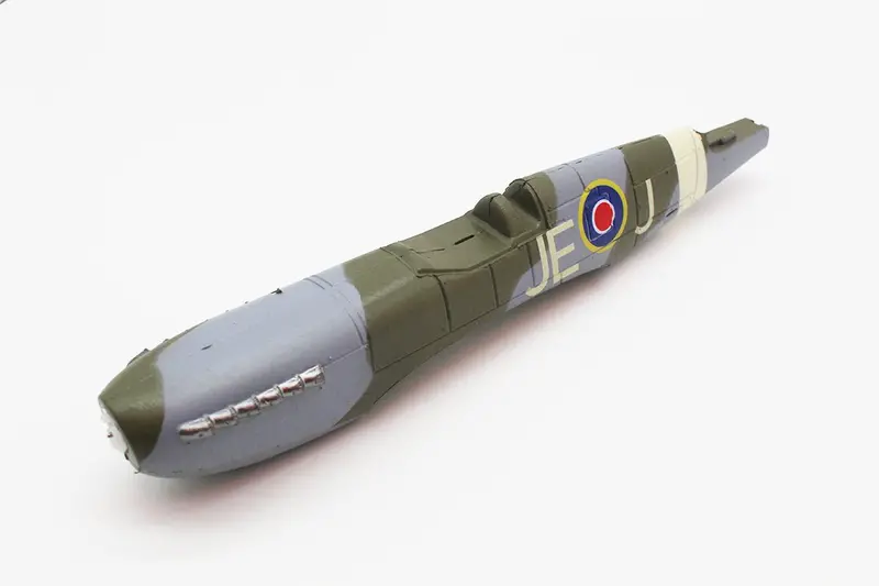 Rage R/C - Fuselage With Motor & Gearbox; Micro Spitfire V2 1