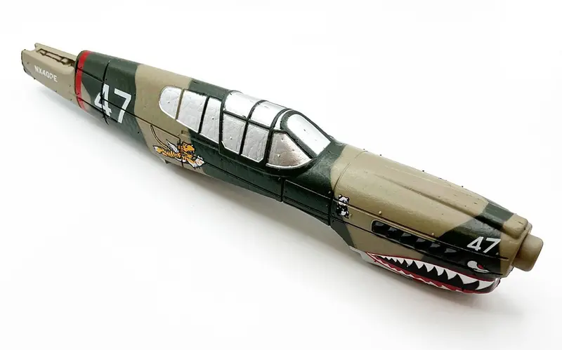 Rage R/C - Fuselage With Motor & Gearbox; P-40 1